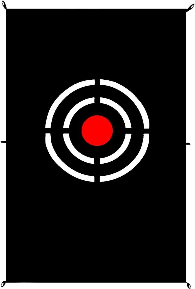 Golf Target Hitting Cloth - Black Portable Foldable Easy Setup for Indoor Out...
