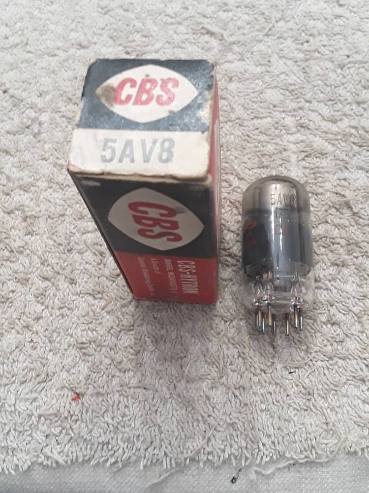 NOS CBS 5AV8 Vacuum tube