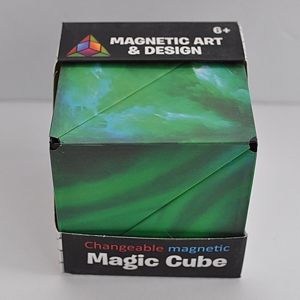 Magnetic Puzzle Cube - Can you Make 72 Different Shapes?