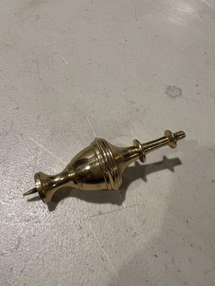 ANTIQUE/VINTAGE CLOCK SOLID BRASS TOP FINIAL