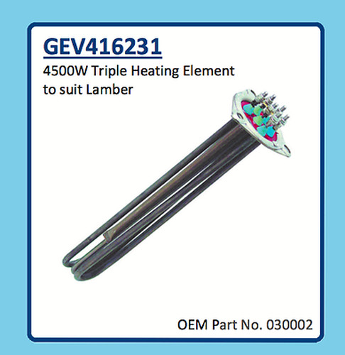 LAMBER 4500W TRIPLE HEATING ELEMENT GEV416231 030002