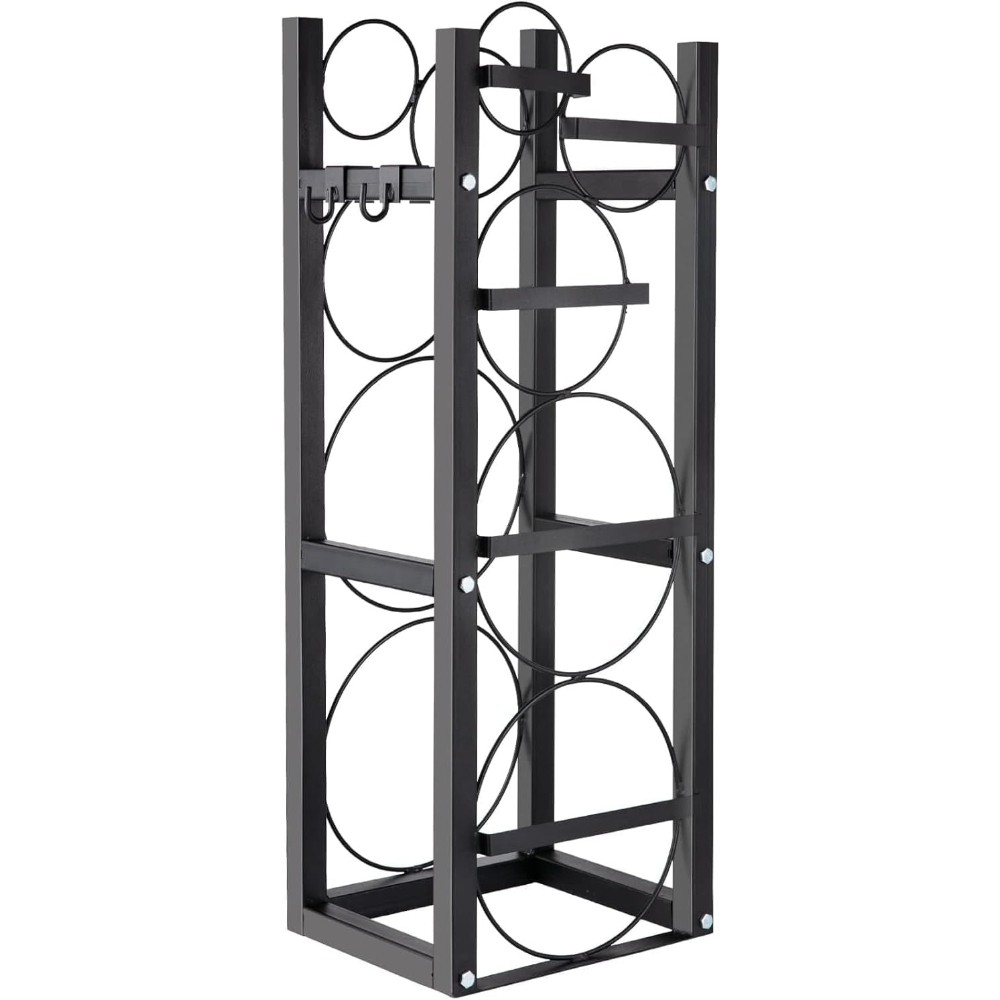 Space-Saving Cylinder Workstation W/ Integrated Storage & Organization for Tanks