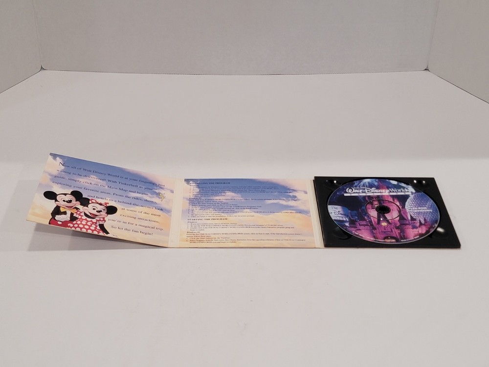 The Walt Disney World Explorer Computer Software (PC, CD-ROM)