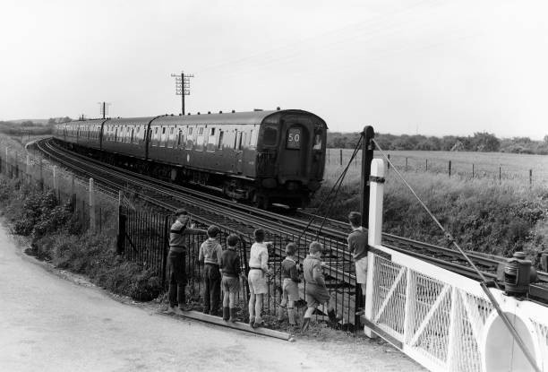 Old Train Photo Electric Powered Train Faversham 1959