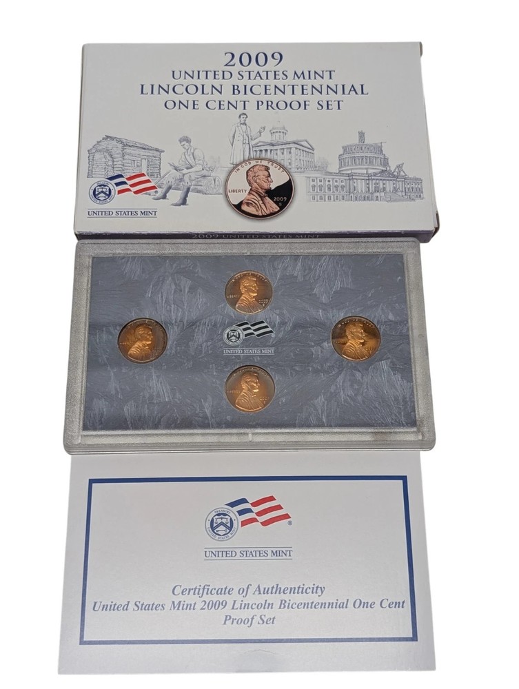 2009 S Lincoln Bicentennial One Cent Proof Set OGP