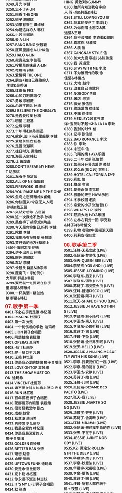 车载U盘32g 我是歌手+中国好声音+蒙面歌王+天赐的声音流行歌曲MP3