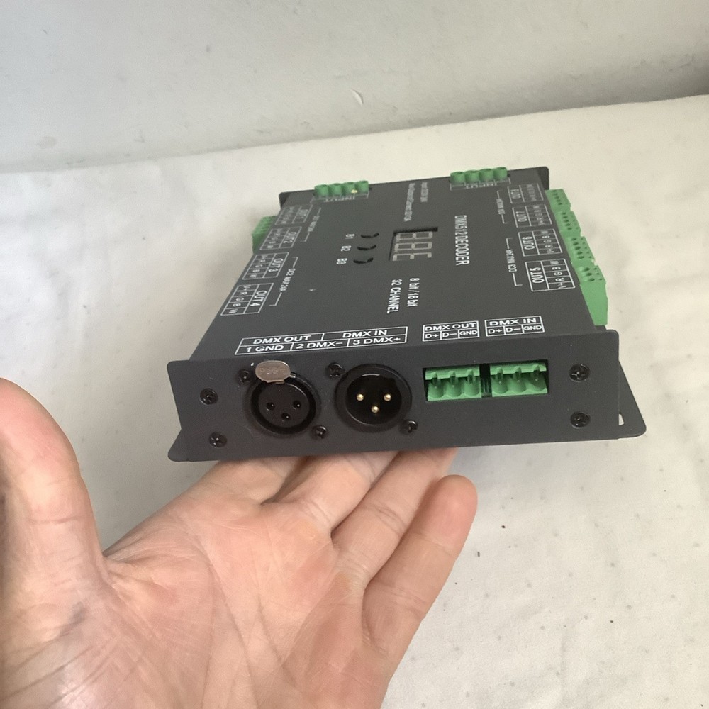 32CH RGBW DMX512 Decoder LED Controller 8Bit/16Bit 32 Channel DC5–24V UNTESTED
