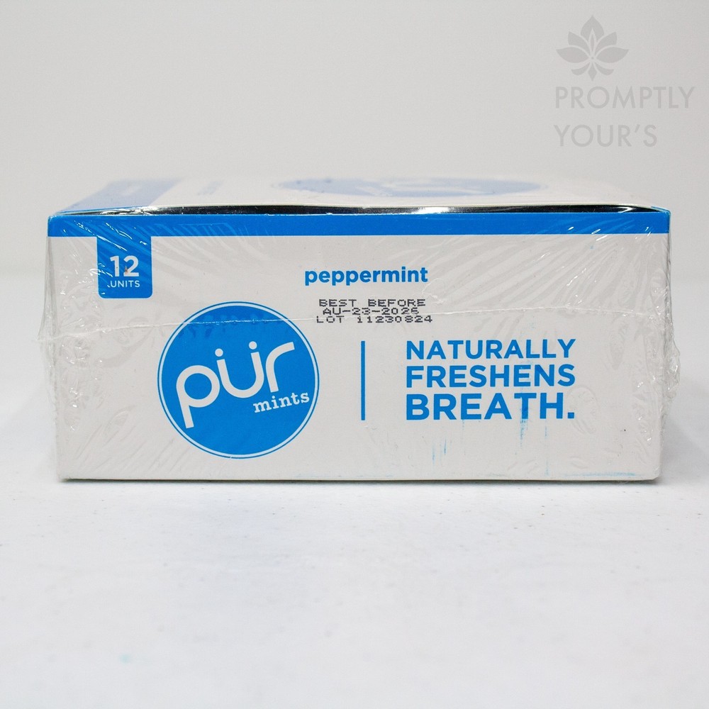 PUR Mints - Peppermint - Sugar-Free, 12-Pack