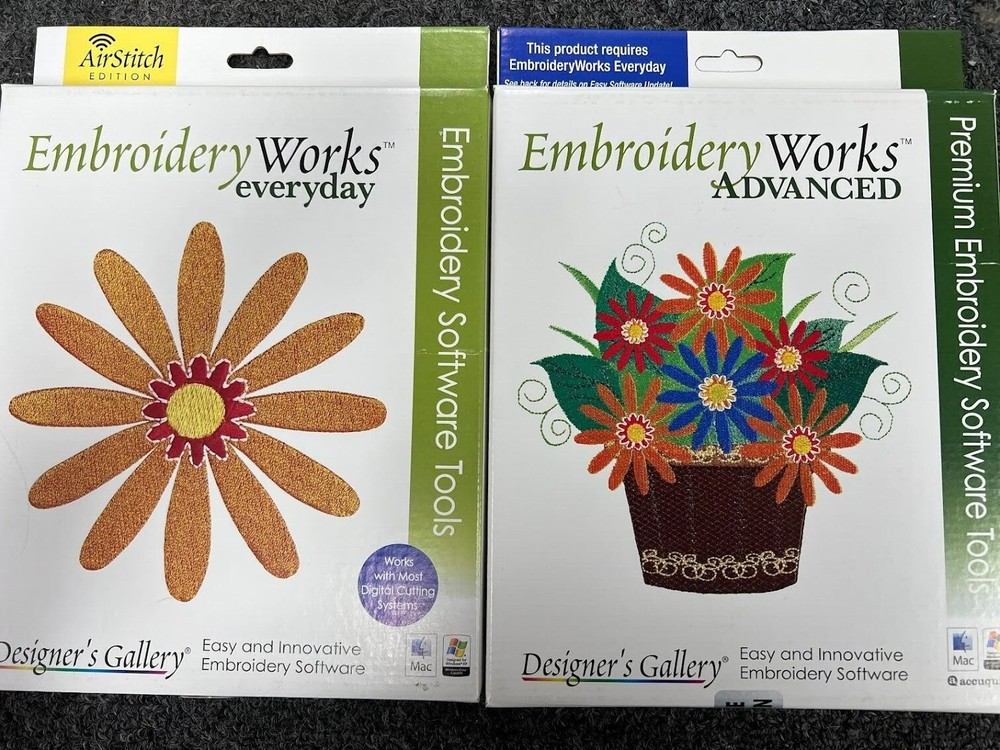 Embroidery Works Every Day & Embroidery Works Advanced