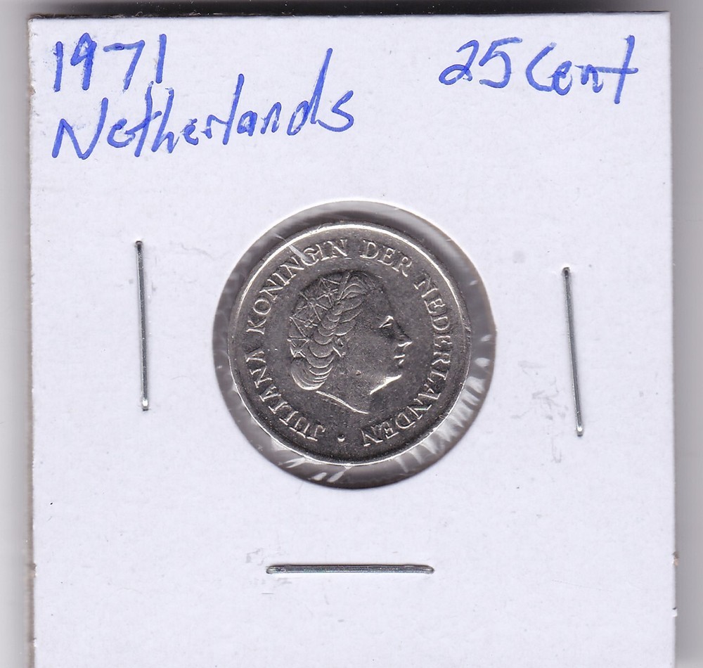 1971 Netherlands 25 Cent