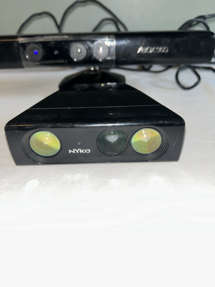 Genuine Microsoft Xbox 360 Kinect Sensor Bar Model 1414 Black With NyKo Zoom