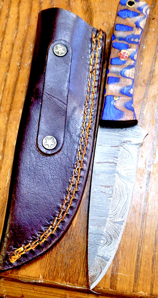 FIXED BLADE HUNTING KNIFE WITH SHEATH