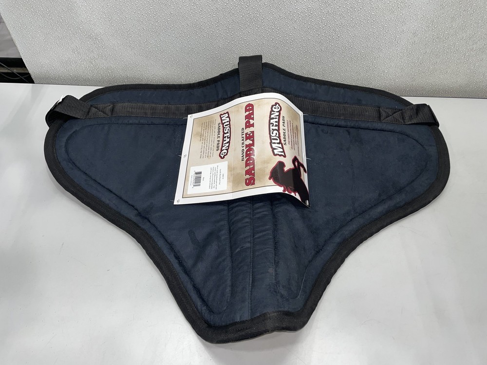 Mustang Suede Bareback Pad, Black 1682D