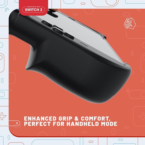 Switch 2 Accessory: Case - 4Gamers ClipOn Comfort Case [New ]