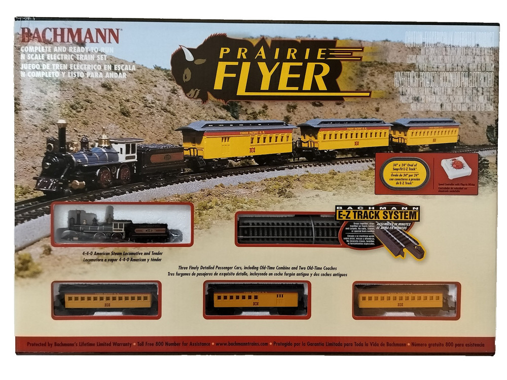 Bachmann N Scale Prairie Flyer Train Set Item 24004