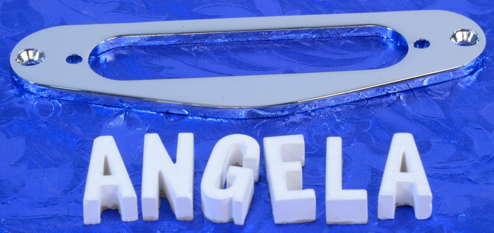 Chrome Pickup Mounting Plate For Telecaster Neck Pickup, #CPP