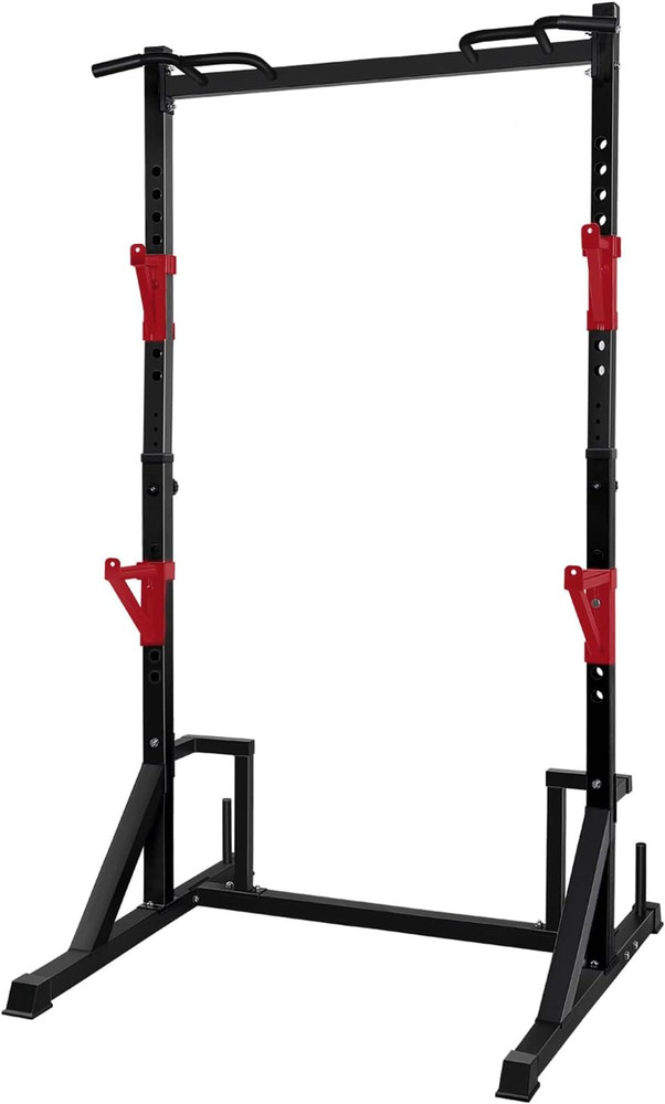 CANPA Multifunction Power Rack with Pull up Bar, Heavy Capacity and Adjustable S
