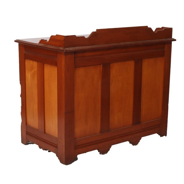 Antique Cherry Single Pedestal Desk C1910