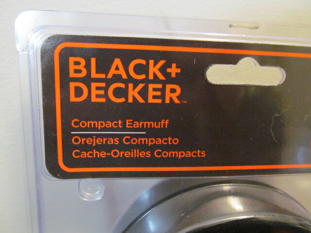 Black+Decker NRR27 Compact Earmuff, Model BD750