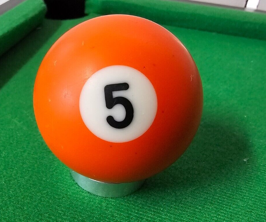 VTG Replacement Billiard Pool Ball 2 1/4" Diameter Standard # 5 Solid Orange#