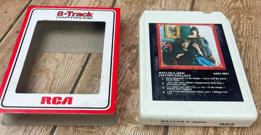 WAYLON & JESSI Leather & Lace 8 Track Tape