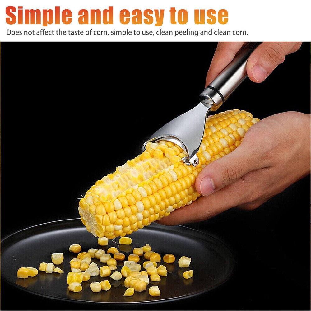 1 Pack Corn Peeler Thresher Tool Kitchen Cob Kerneler Cutter Stripper Remover