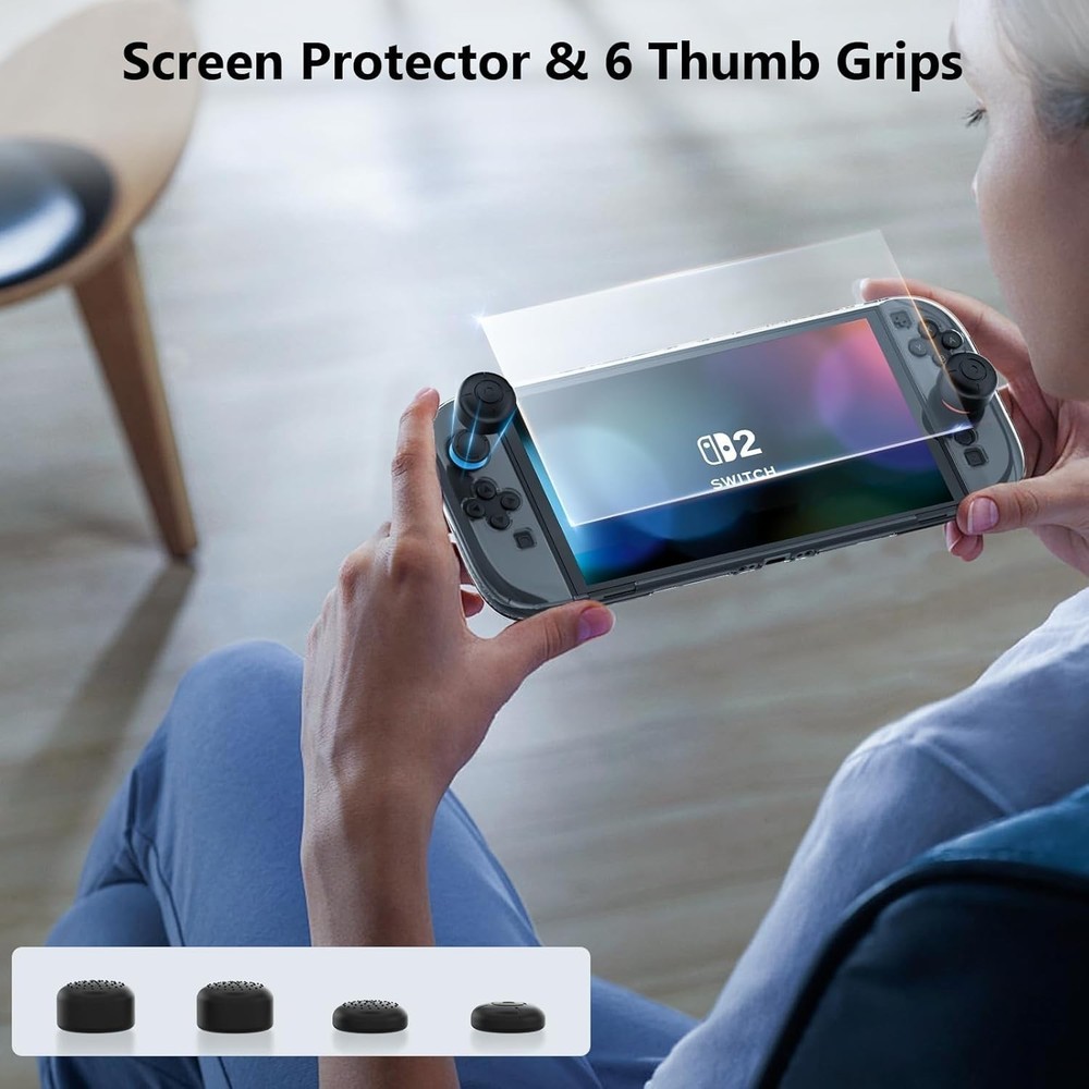 for Nintendo Switch 2 Protective Case + Screen Protector Set Model Xmas ZA