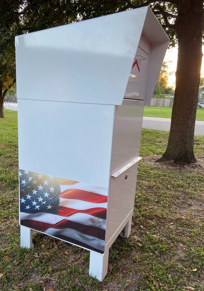 Parcel Box Package Letter Mailbox Secure Courier Lock Box 4 Amazon UPS FedEx
