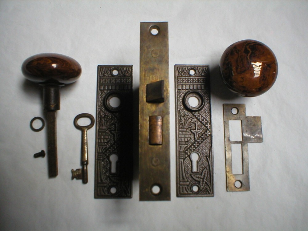 Antique Victorian Era Door Hardware