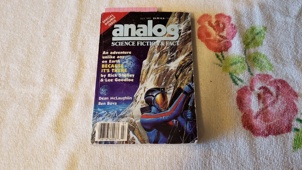 ANALOG SCIENCE FICTION & FACT  JULY, 1992   *SIGNED*   -RH-