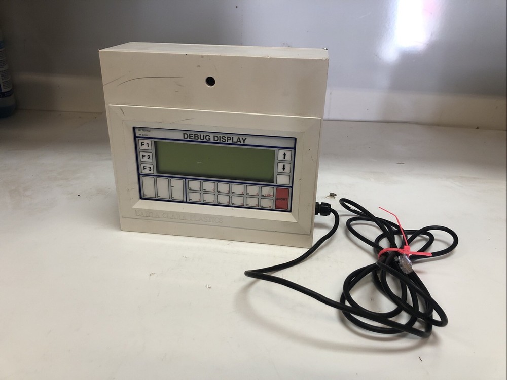 1 Used Santa Clara Plastics 3270091G SCP MCS Debug Controller Display Module