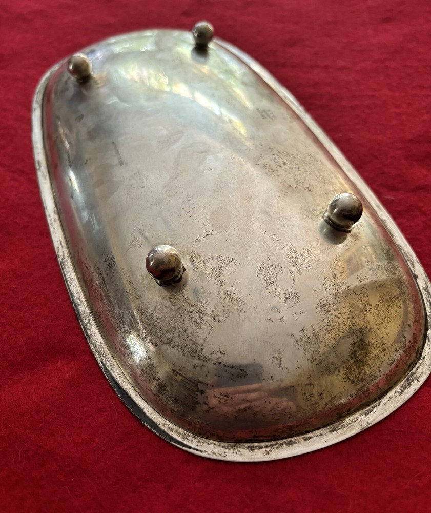 Sterling Silver Shreve, Crump & Low Footed Serving/Bread Tray, No Monogram