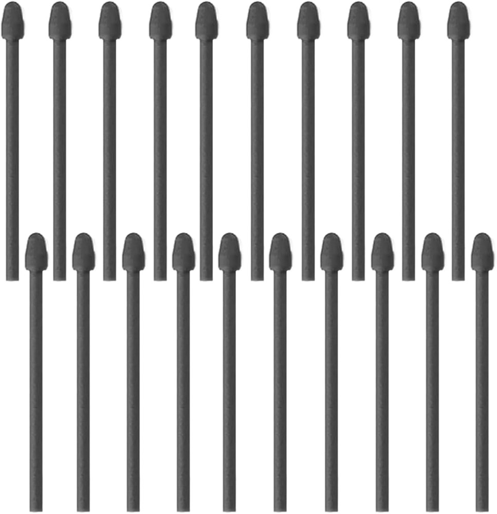 Rkite 20Pcs Felt Tips for EMR Stylus Pen, Replacement Tips for Digital Notepad,