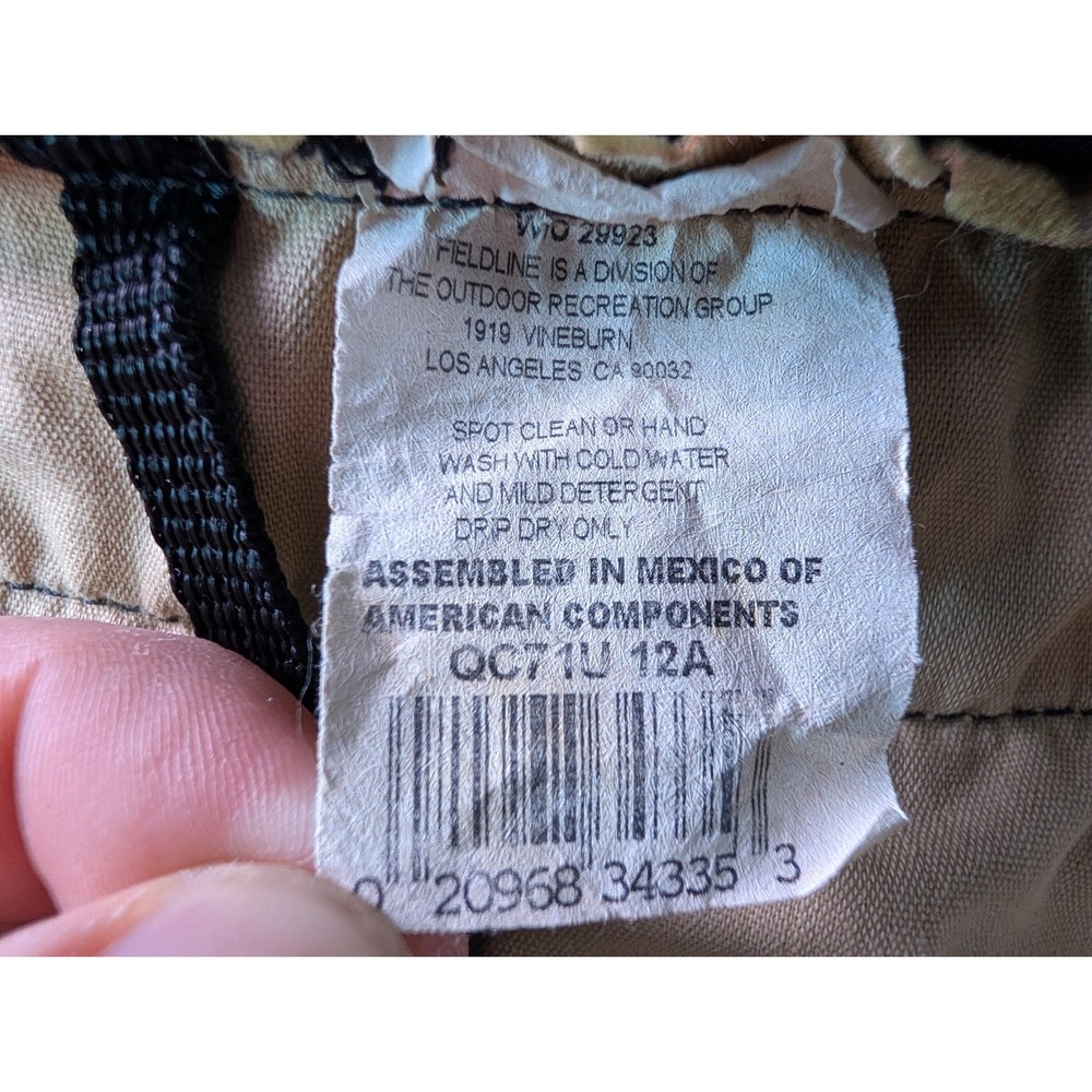 Fieldline Camouflage Backpack Leaf Pattern Hunting Daypack Brown Green