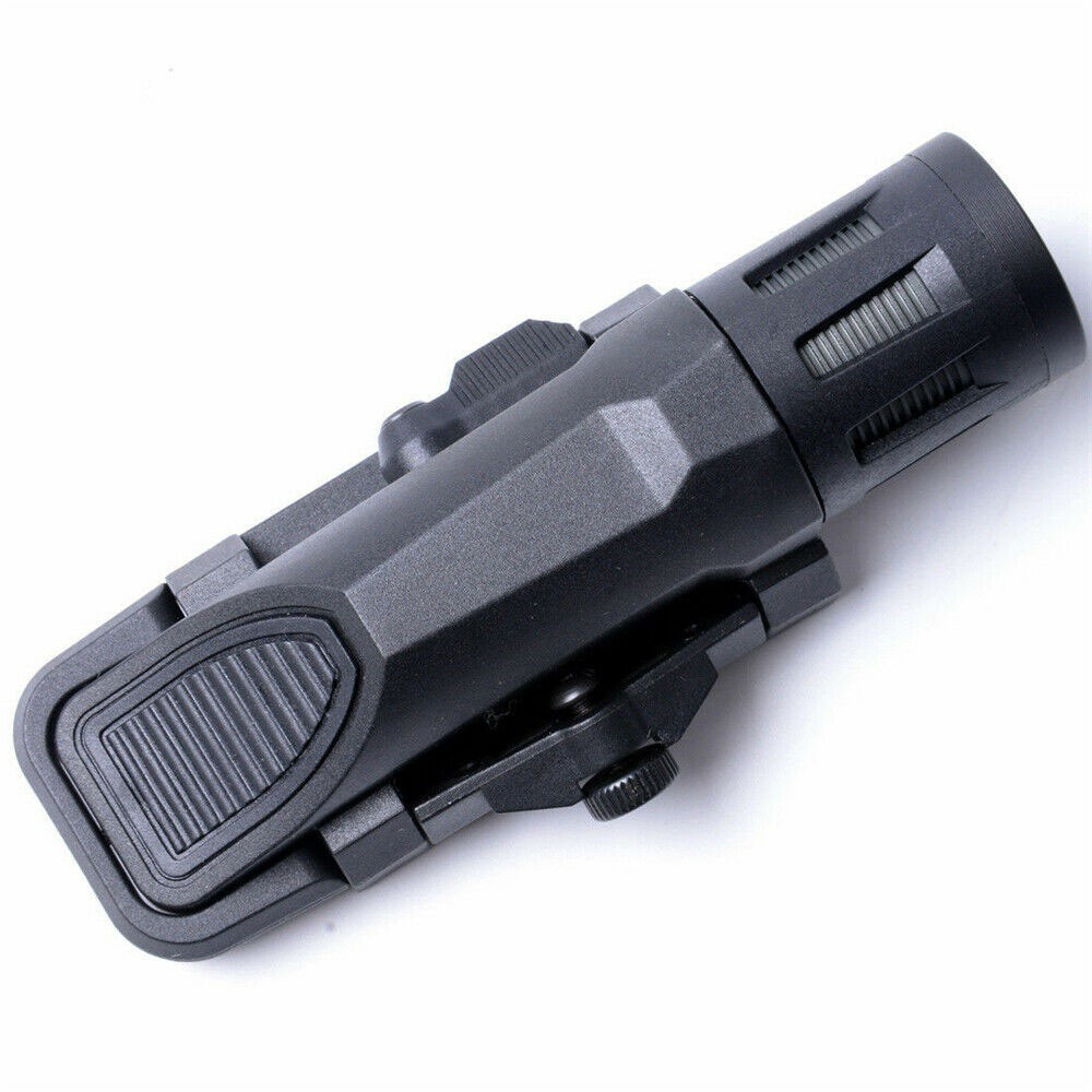 Black/Sand 400 Lumen Mounted Light Bright Adjustable LED Tactical Flashlight US