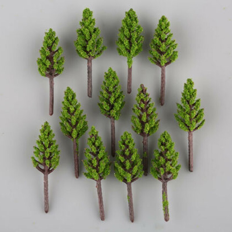 Plastic Model Trees Decoration Props Diorama Layout Landscape Building