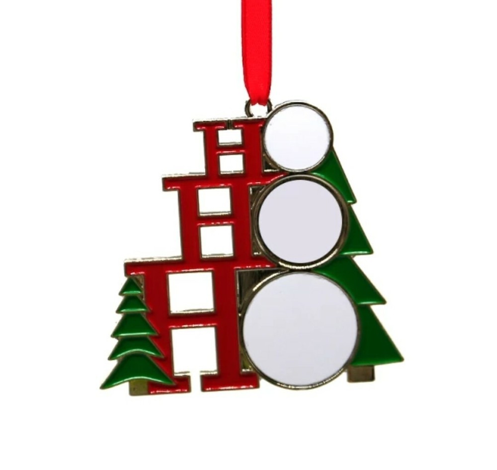 10 Pack SUBLIMATION Christmas Ornaments