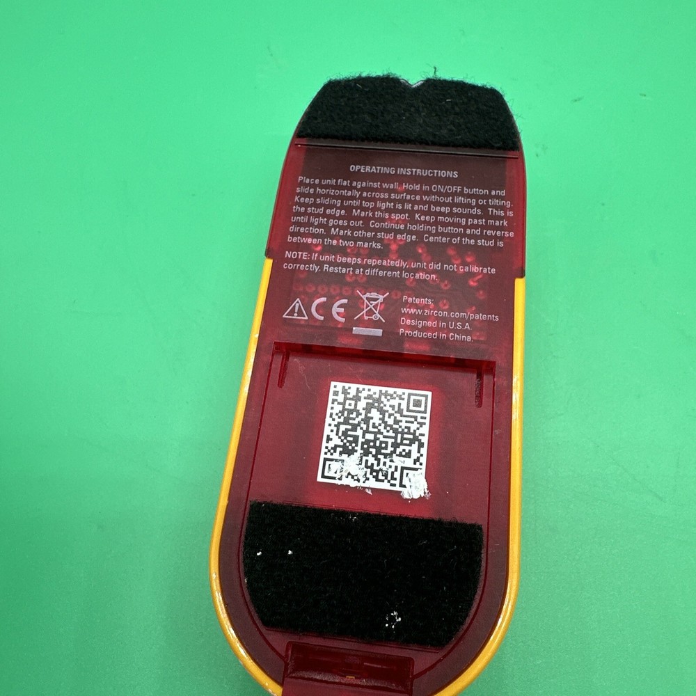 Used/Tested/Working Zircon Edge Finding StudSensor HD25 Stud Finder