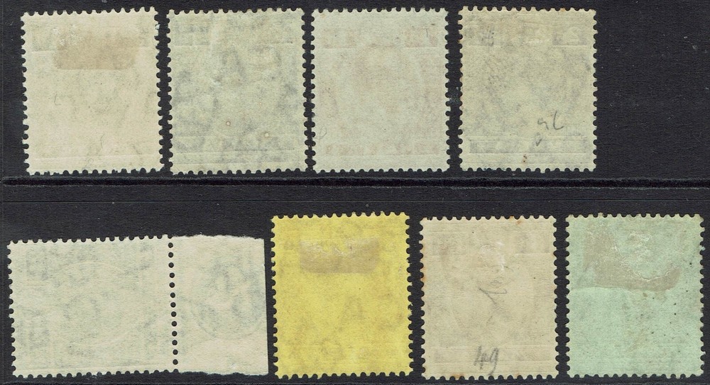 MALTA 1914 KGV RANGE TO 6D WMK MULTI CROWN CA