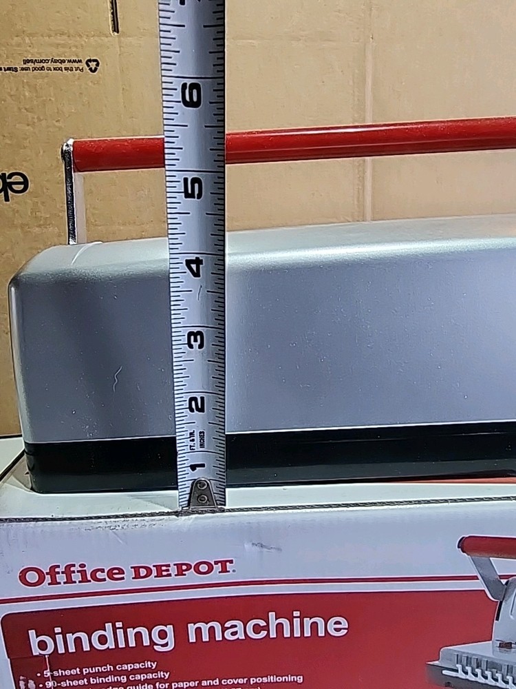 Office Depot 5 Sheet Punch Capacity Machine 90 Sheet Binding Capacity Ms1
