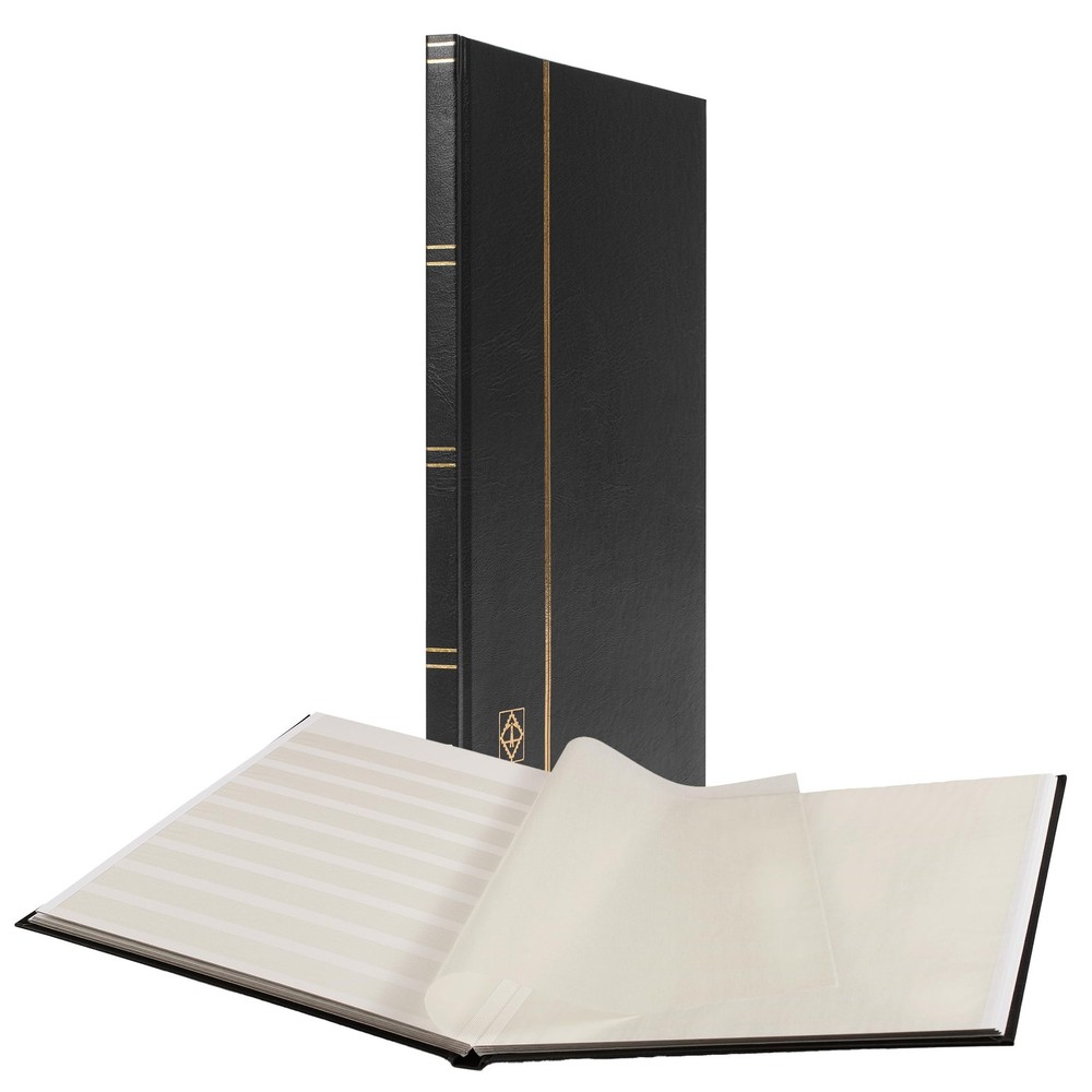 LIGHTHOUSE – “BASIC” Hard Cover Stockbook for Stamps – 1