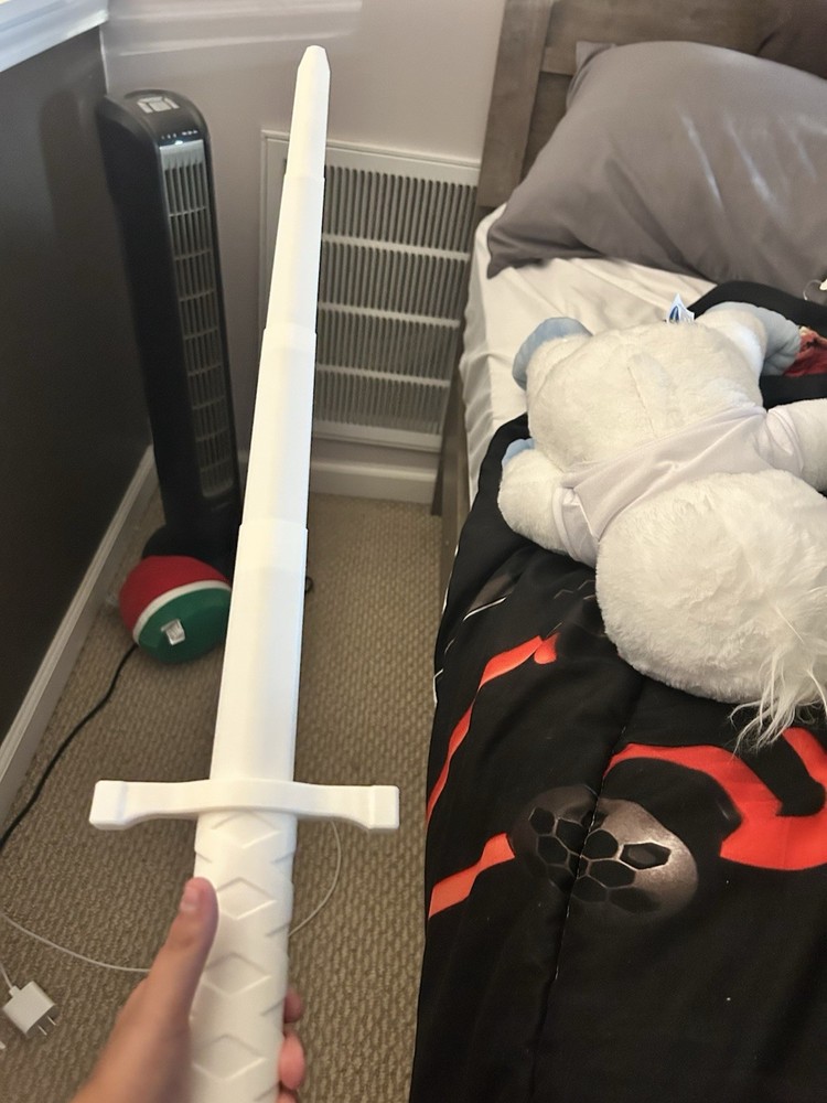 Collapsible 3D Printed Sword