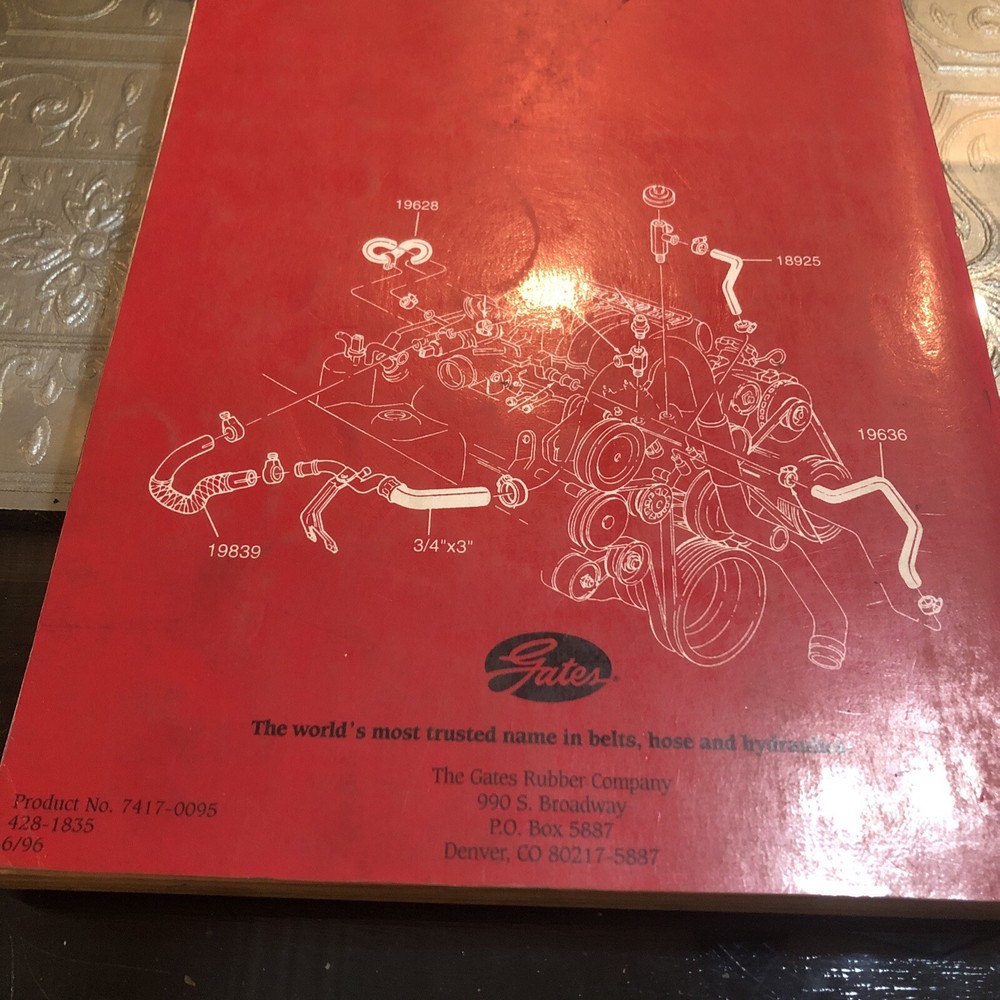 Gates Locator Guide 91472 Molded Coolant Hose, 1996 ed.