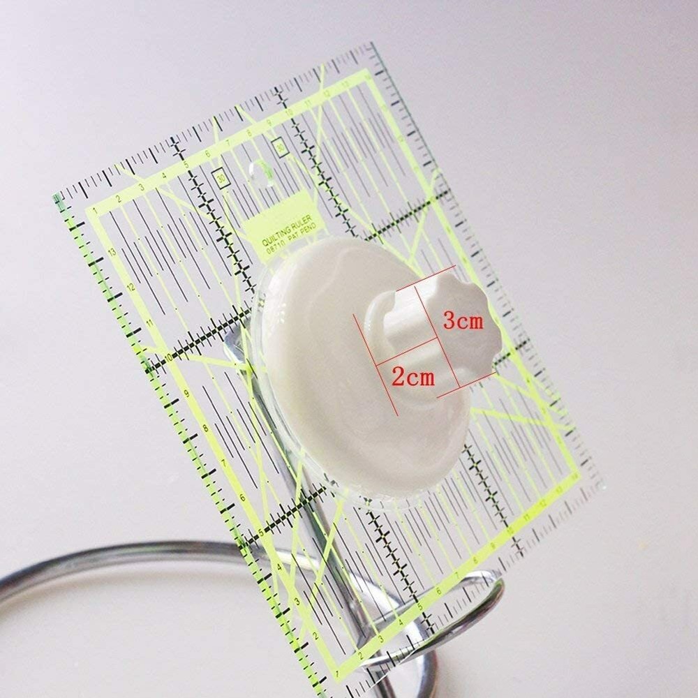 DIY Sewing Tools Ruler Handle (Strong Adsorption) for Quilting Patchwork Ruler
