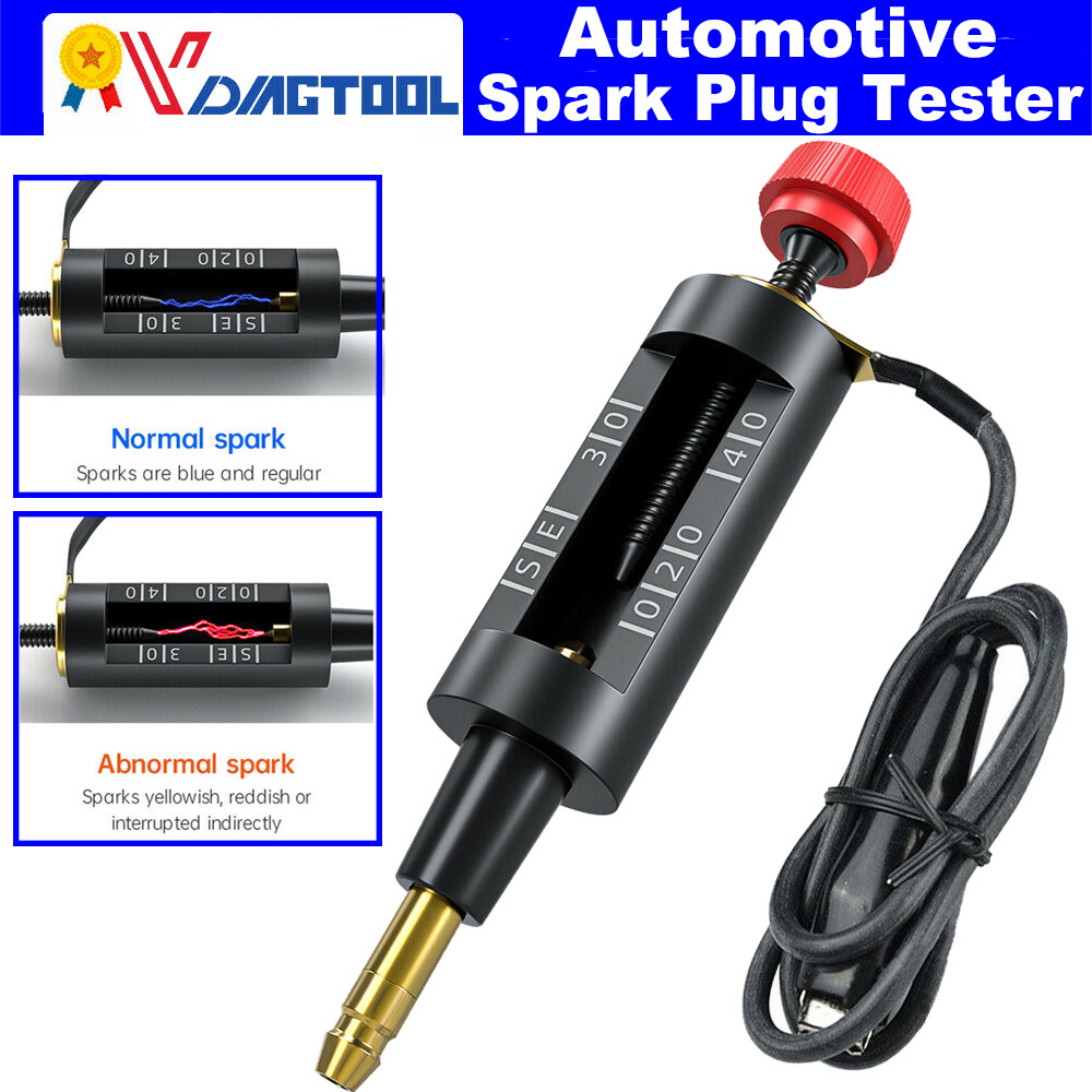 In Line Auto Spark Plug Tester High Energy Ignition Coil Engine Diagnostic Tool