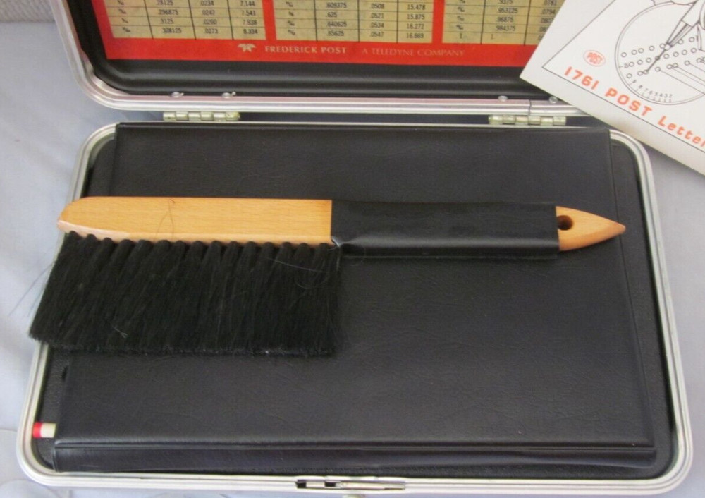 Older #1761 Post Draftsman Lettering & Drafting Kit w/Hard Case
