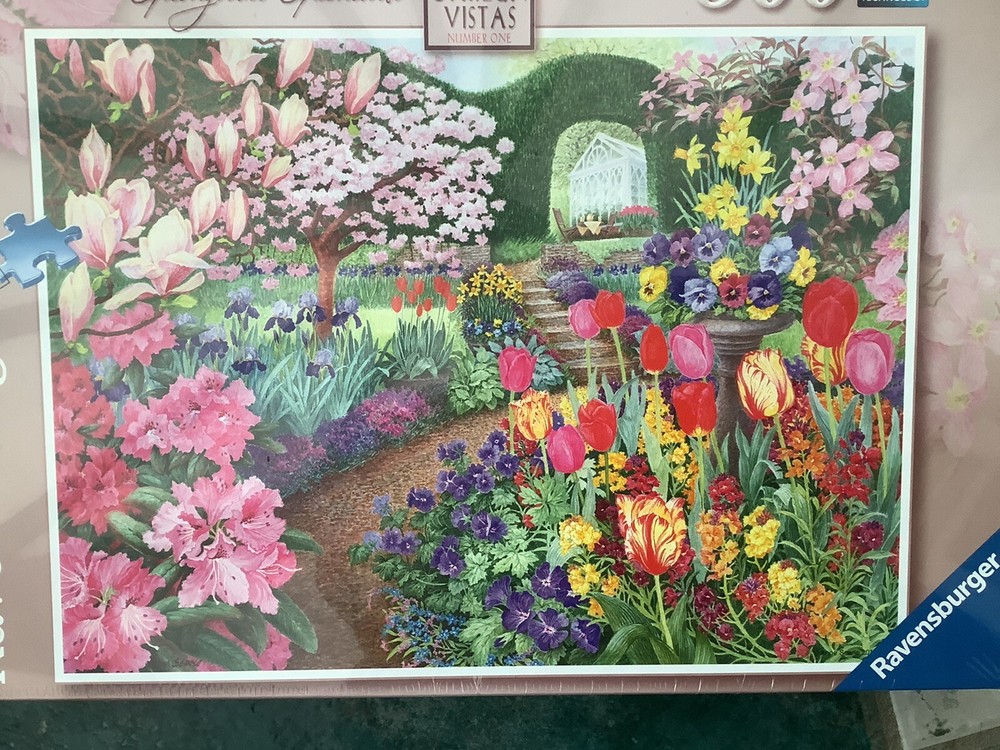 500 piece ravensburger Jigsaw puzzle new sealed springtime splendour softclick