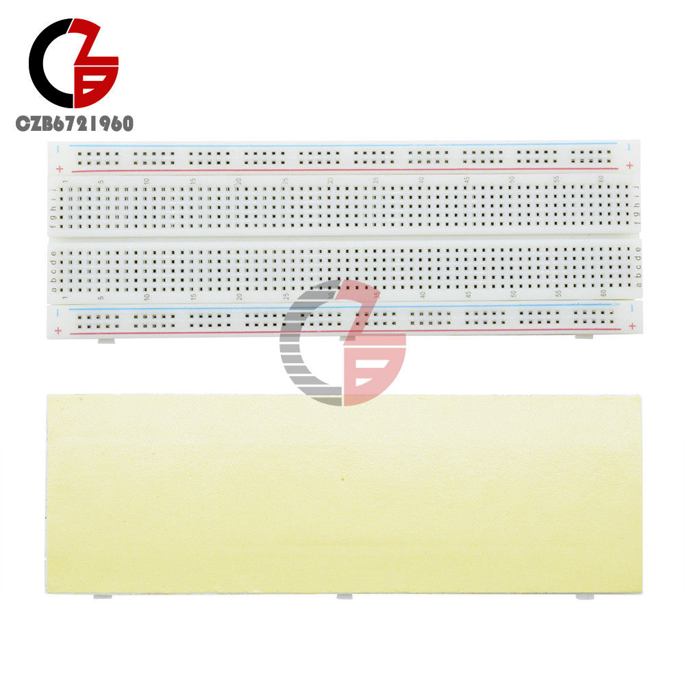 2pcs MB-102 MB102 Breadboard 830 Point Solderless PCB Bread Board Test Develop