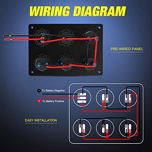 Dual Cigarette Lighter Socket with Wire 12V Dual Power Cigarette Socket Panel