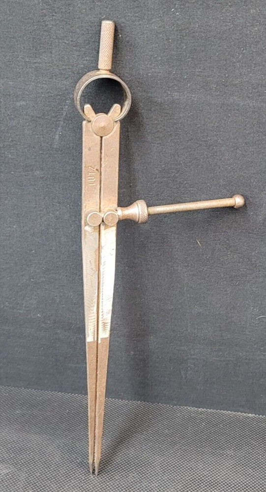 Vintage Lutz Spring Compass Divider Caliper